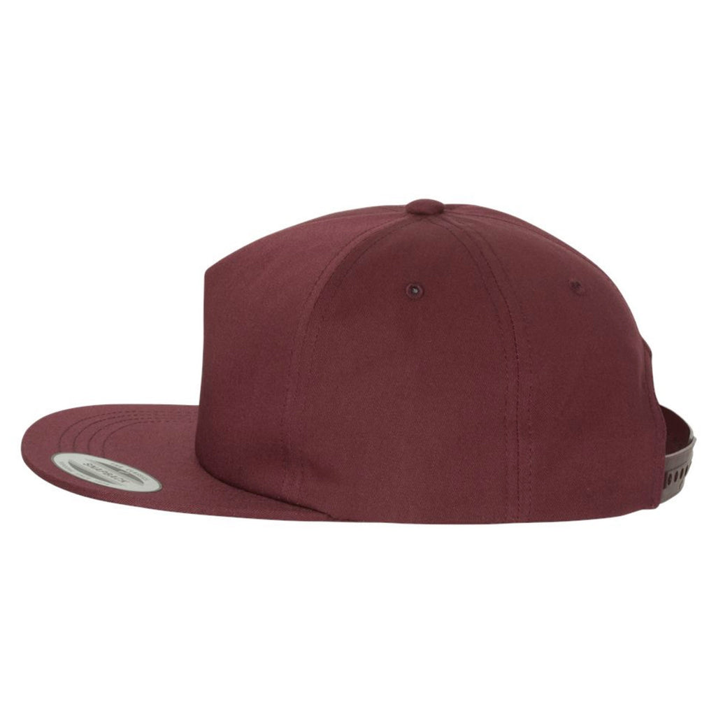 Jesus saves classic snapback maroon