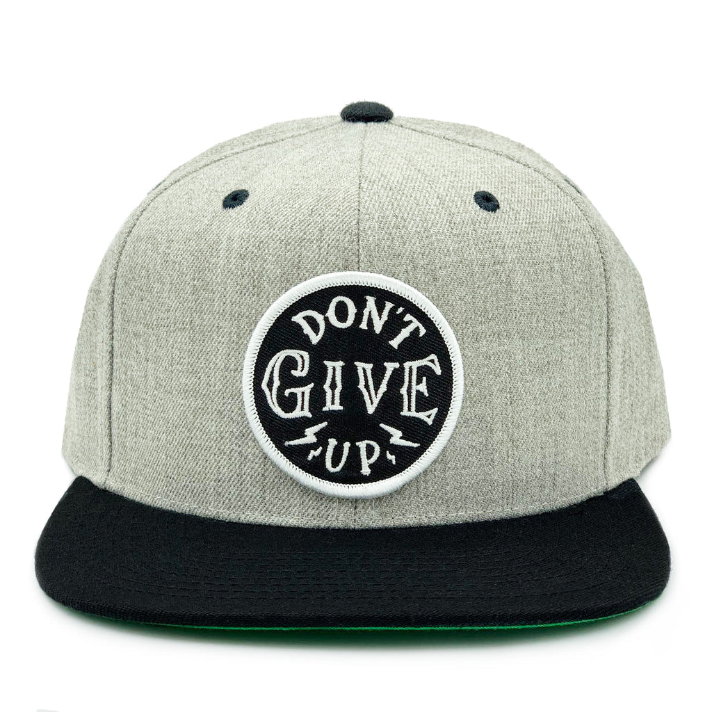 Don’t give up black and gray snapback
