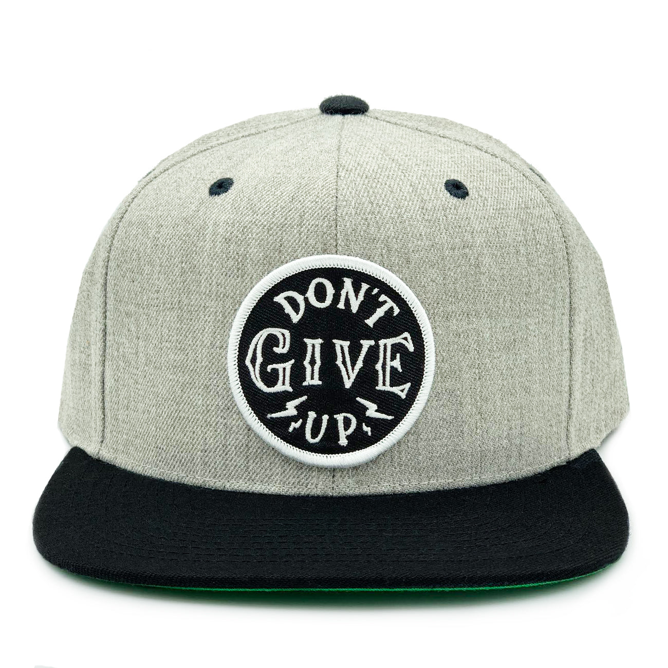 Don’t give up black and gray snapback
