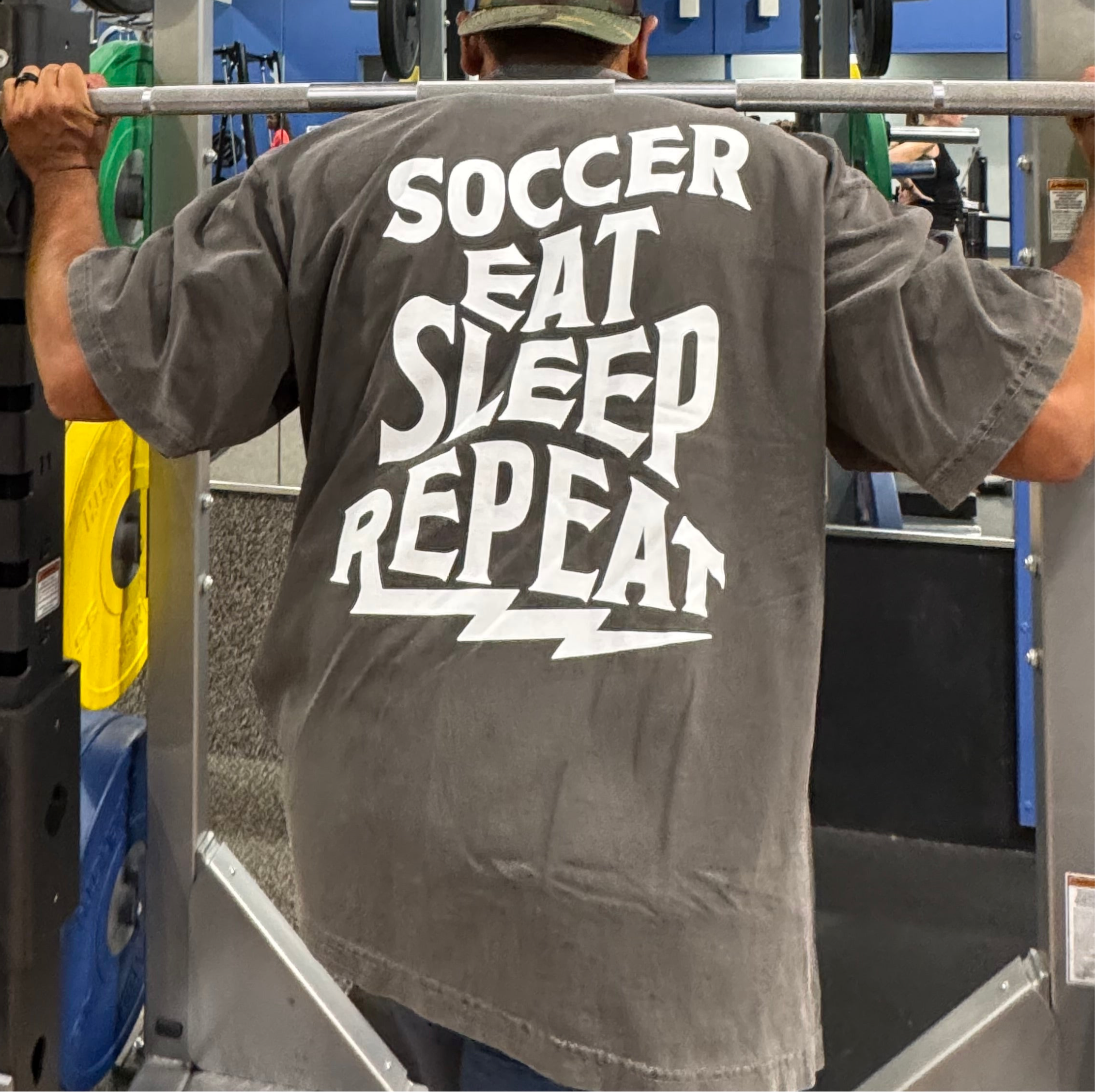 Soccer eat sleep repeat tee