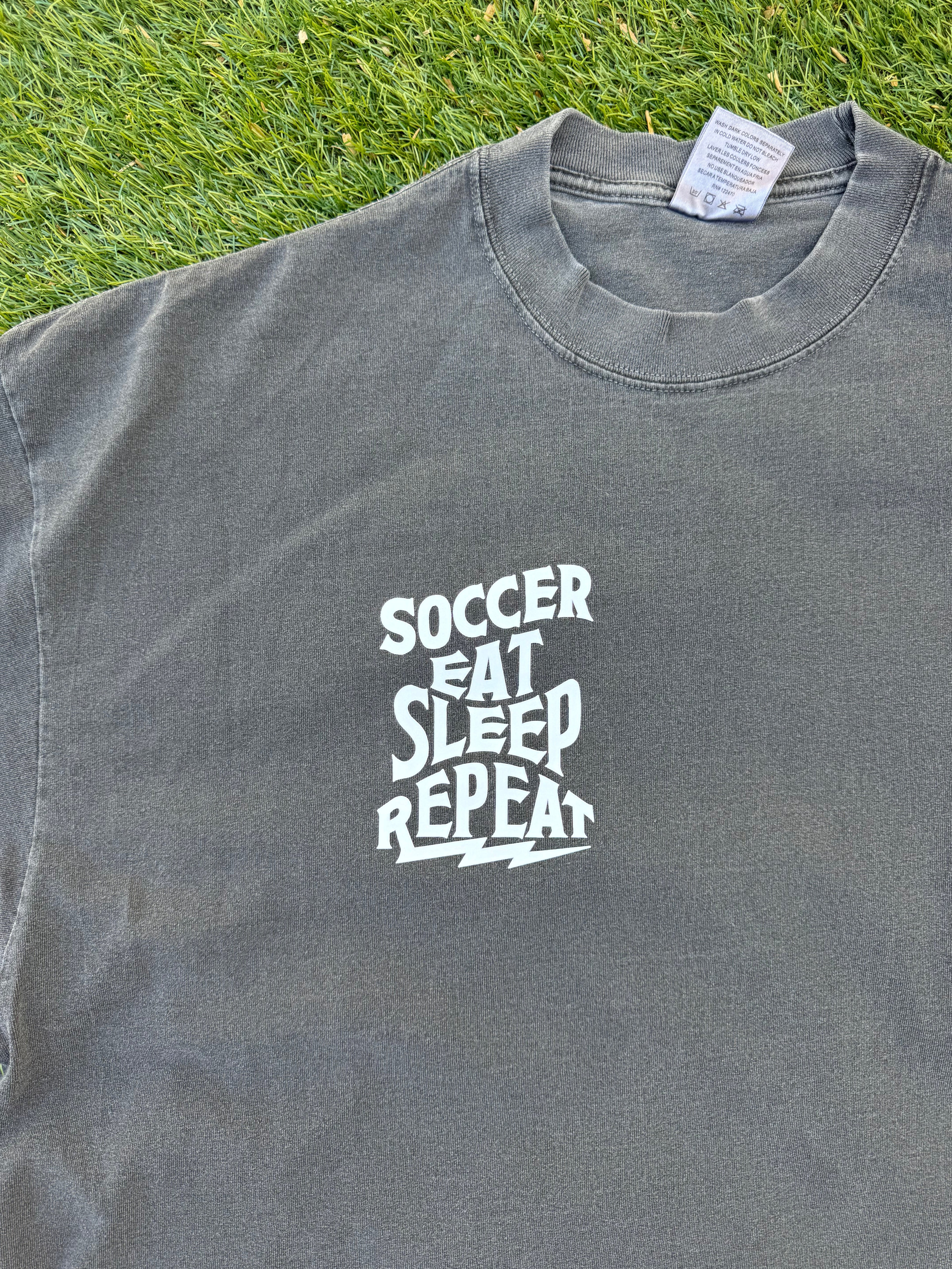 Soccer eat sleep repeat tee