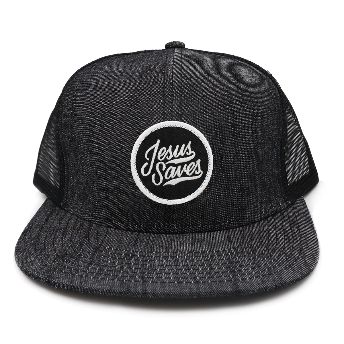 Jesus Saves white snapback