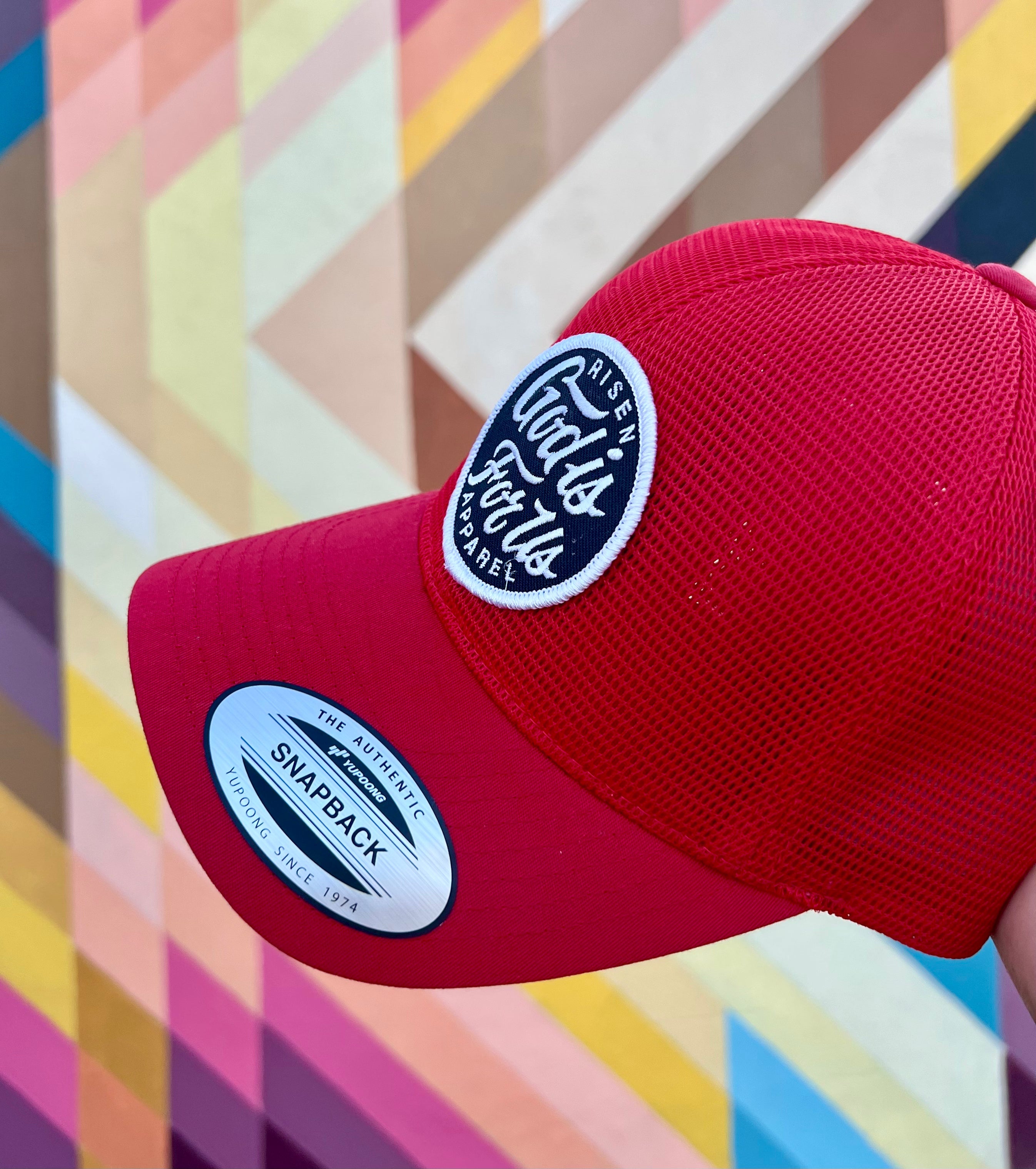 Red God is for us dad cap