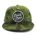 Camo saved by grace trucker hat